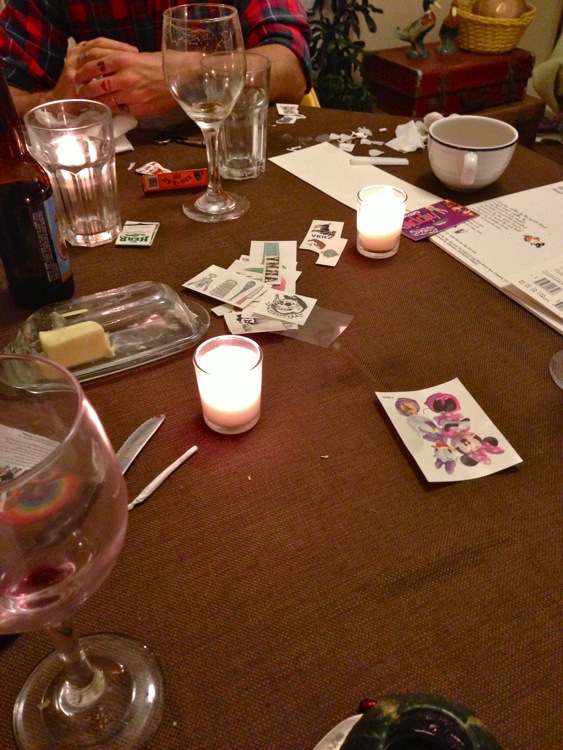 temp tattoos on the table temp tattoos on the table