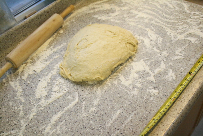 cinnamon rolls-dough